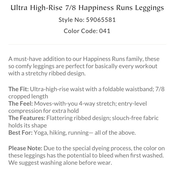 FP Movement Happiness Runs High Rise Leggings M/L - Picture 3 of 10